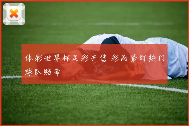 体彩世界杯足彩开售 彩民紧盯热门球队赔率